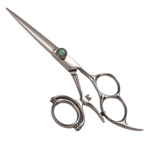 Moveable Ring Barber scissors \ Japanese Stainless Steel Razor edge hair scissor for USE  three finger 