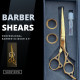 Professional Barber Scissor With Full Gold Color Size 6.5"