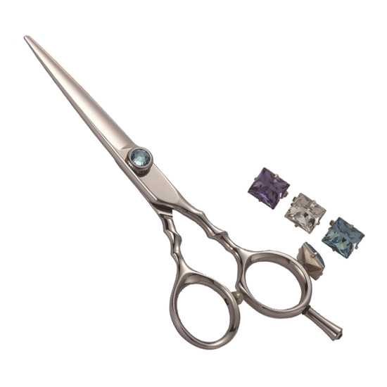 Barber Hair Cutting Scissors With different stones