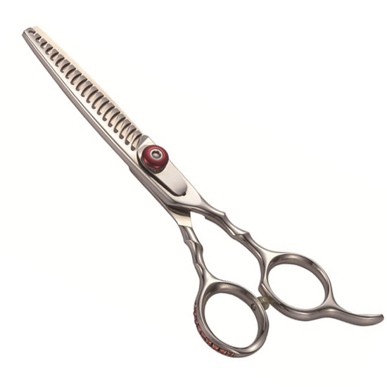 Professional hairdressing scissors high quality cutting thinning hair shears with 20 teeth 