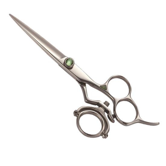 Professional Barber Scissor For Use three Finger & adjustable his hand