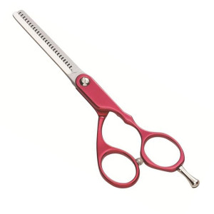 Aluminum Scissors Professional hair scissors cut hair cutting salon scissor barber thinning shears  With Red Color 