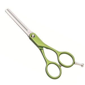 Aluminum Scissors Professional Baber Cutting Scissor With Green Color 